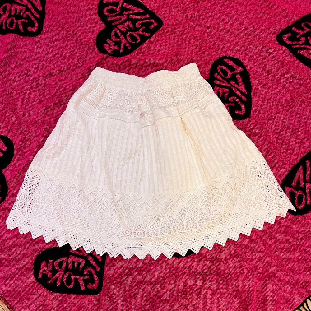 Summer white skirt